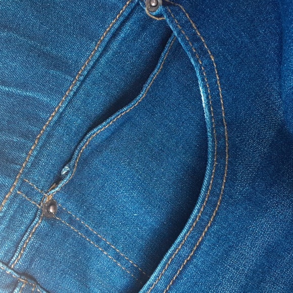 Terra & Sky Denim Bermuda Shorts. 4X. NWT - Picture 7 of 11